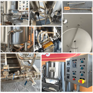 Collage of industrial equipment showcasing valves, pipes, and control panels.